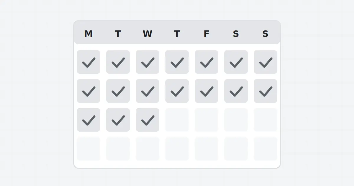 A 30-day typing practice plan illustration